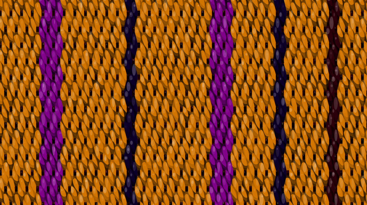 Peruvian cloth with weave layer
