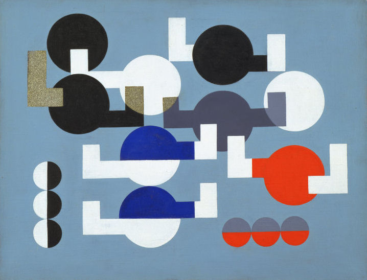 Sophie Taeuber-Arp, Composition of Circles and Overlapping Angles, 1930