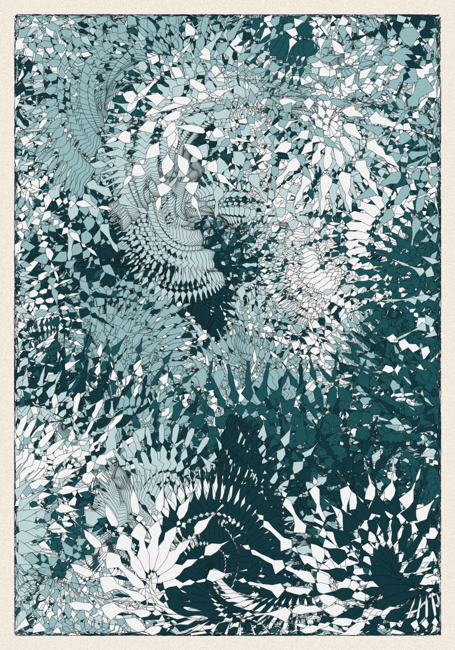 Jinyao Lin - Metaphysics
 https://www.artblocks.io/collections/presents/projects/0x99a9b7c1116f9ceeb1652de04d5969cce509b069/382