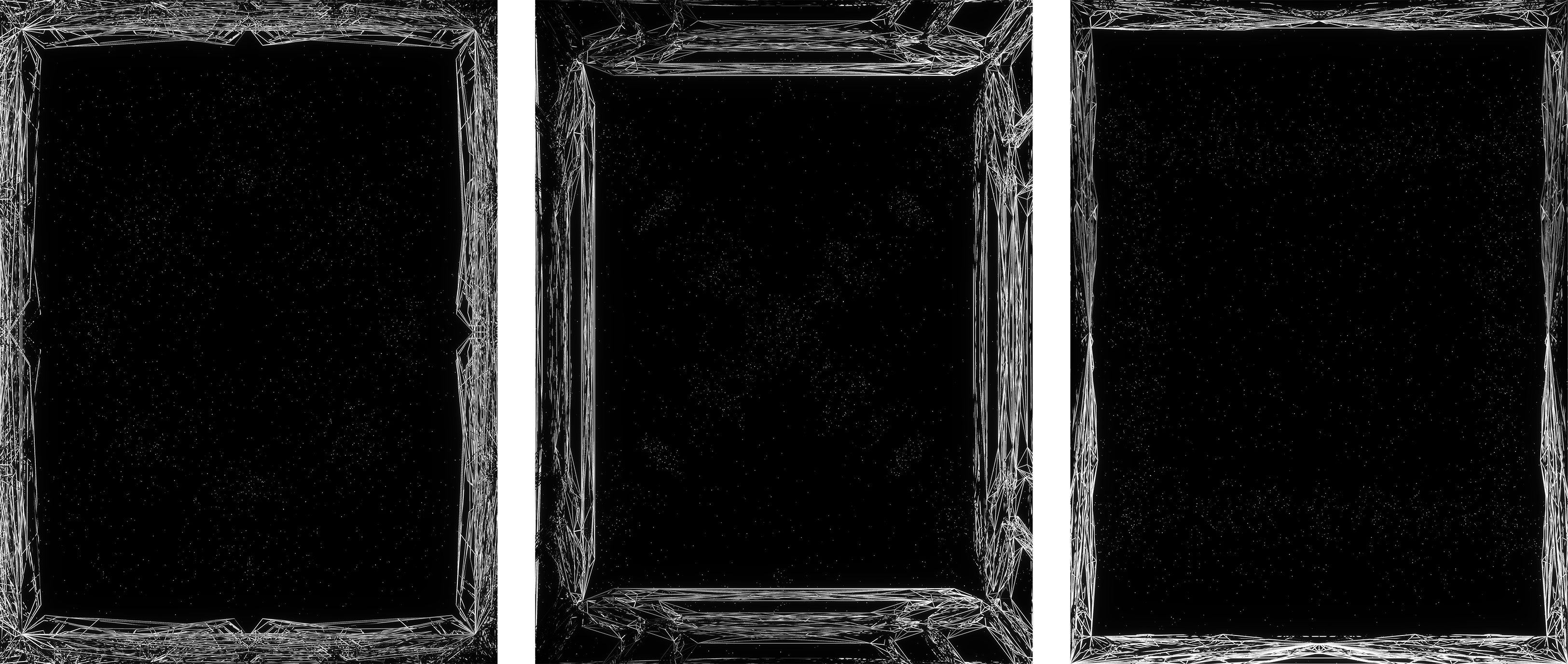 Only three portrait pieces with star fields and no celestials - O B S C V R V M #152, #293 and #323