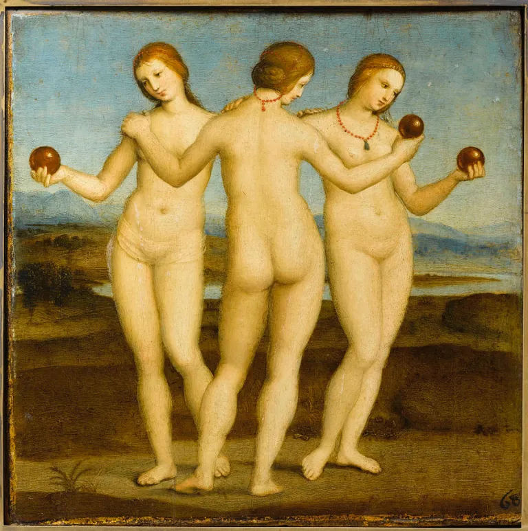 The Three Graces by Rafael