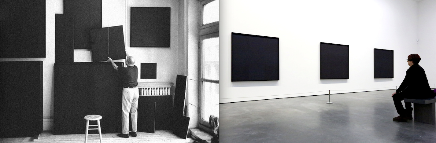 Ad Reinhardt "Black paintings" - source: https://adreinhardtfoundation.org/