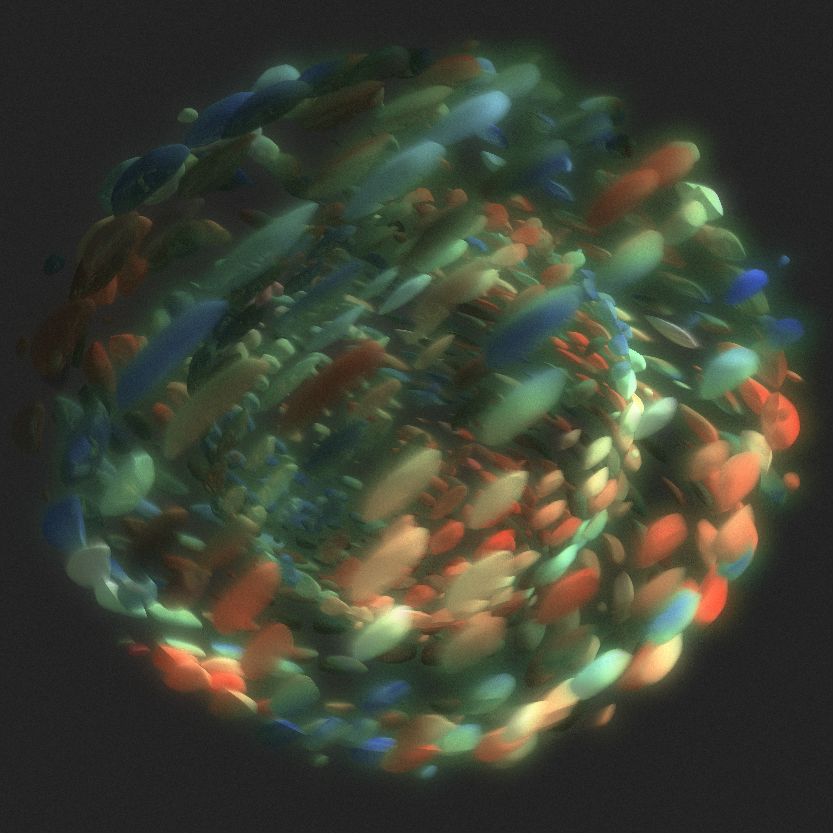 Colored object