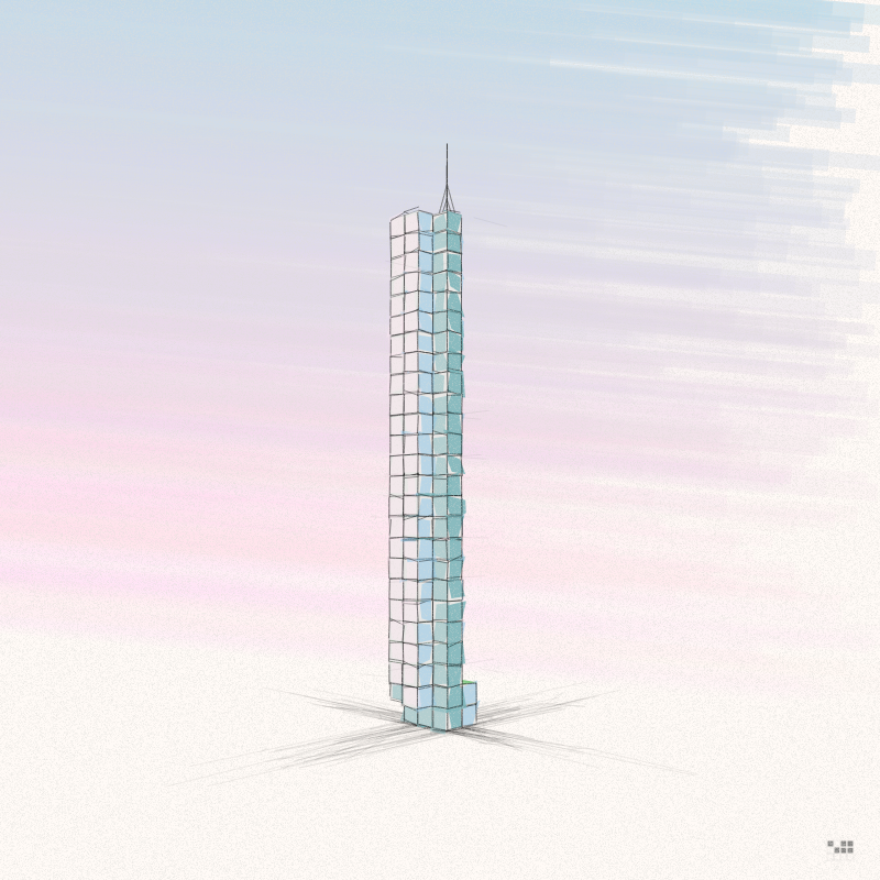 Cellular Skyscrapers #1 static token preview