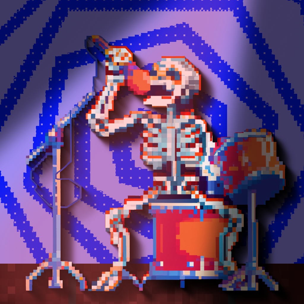 The Rolling Bones - Damned Drummers #2 static token preview