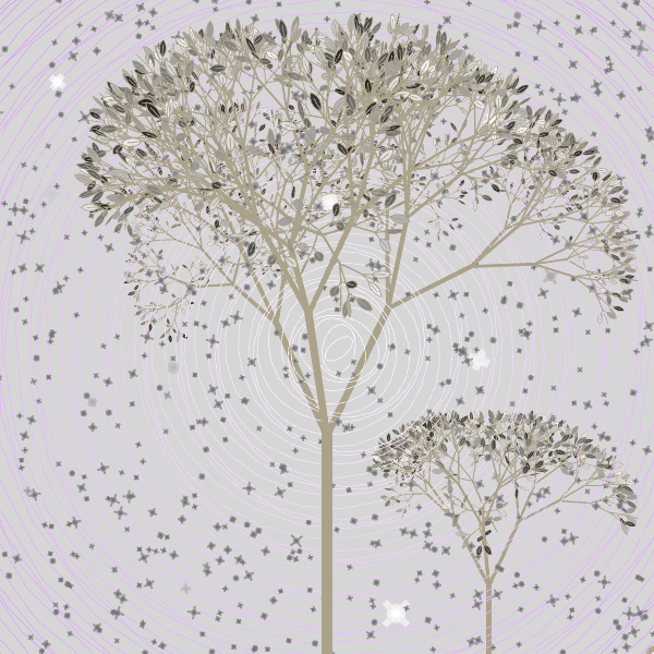 Tree in the Blizzard 雪中樹 #5 static token preview