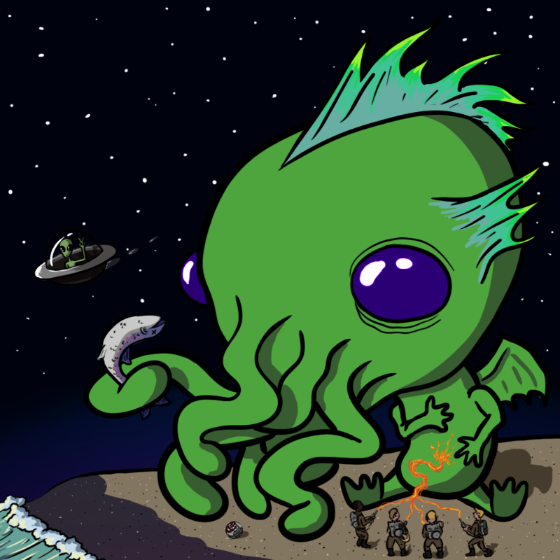 Chibi-thulhu #5 static token preview