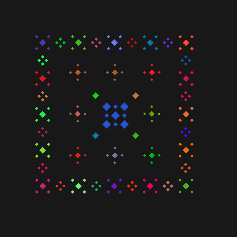 Rotated Squares #12 static token preview