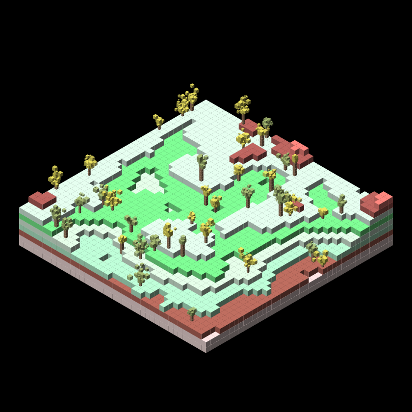 Pixel Topography #2 static token preview