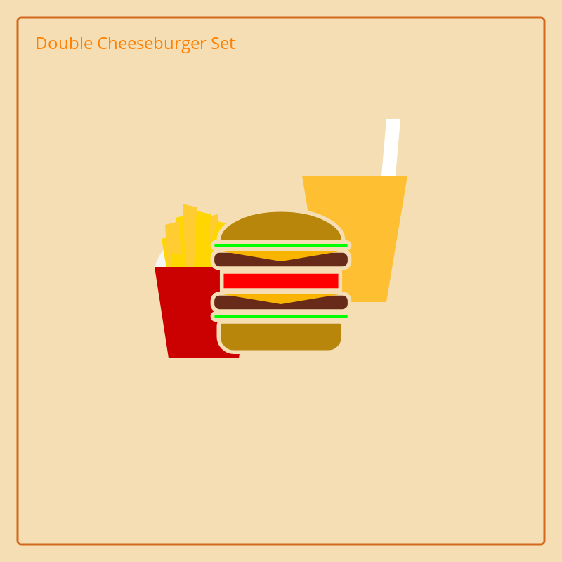 HAMBURGER!! #6 static token preview