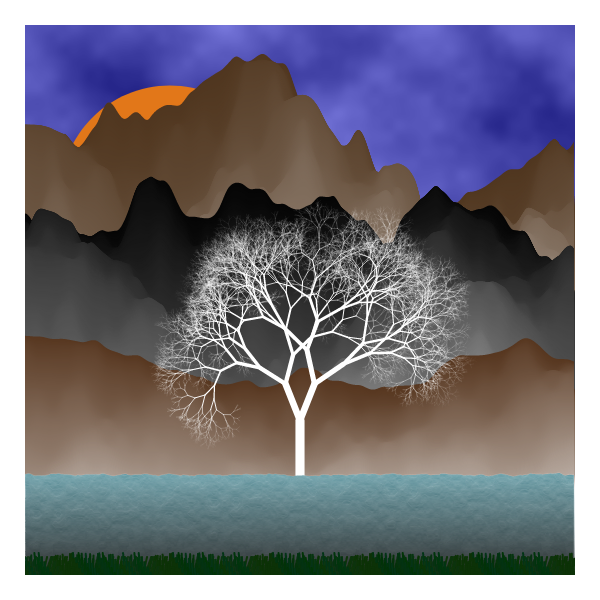 Landscape #5 static token preview