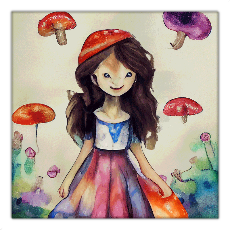 Alice and Mashroom #4 static token preview