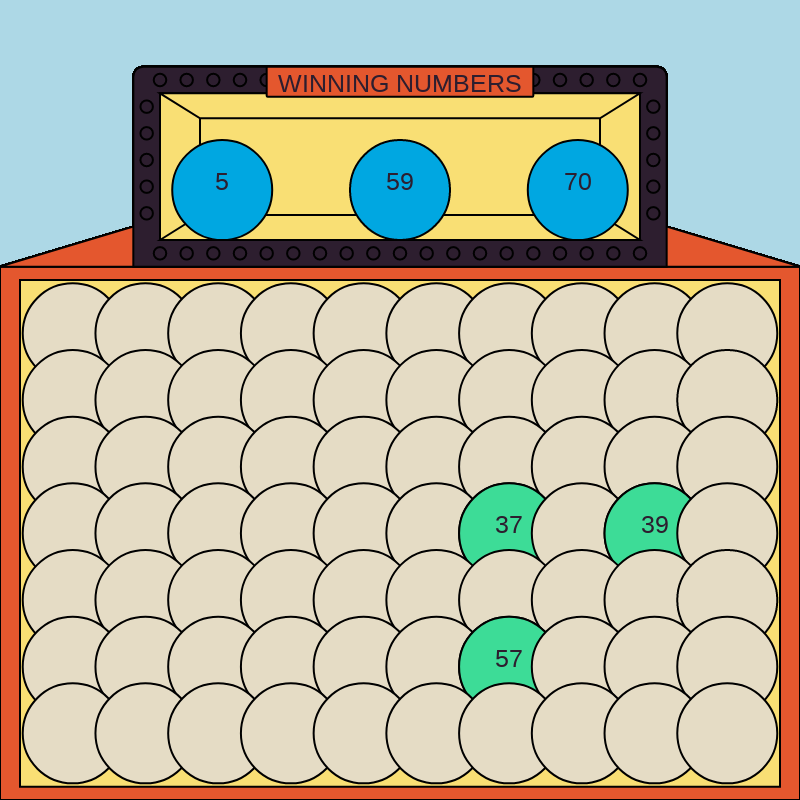 NFT Millions Lotto 02 #1 static token preview