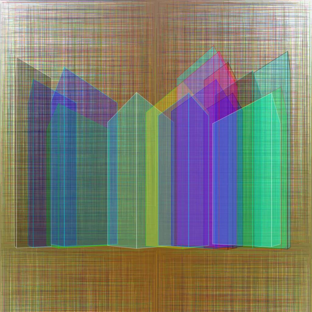Abstract skylin #11 static token preview