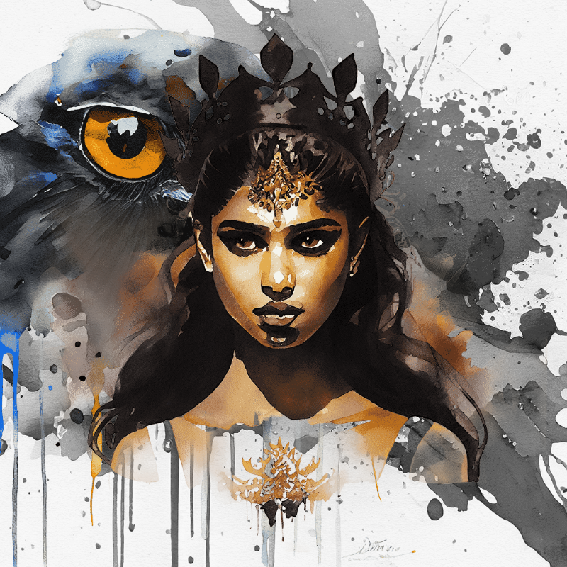 Shakti in Black #4 static token preview