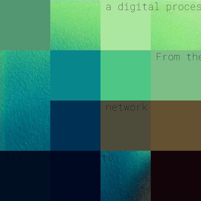 Study of atom in analog, digital and A.I. #15 static token preview
