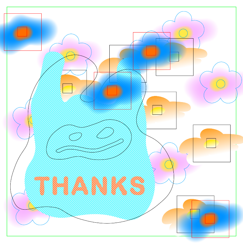thanks bag and flowers #10 static token preview