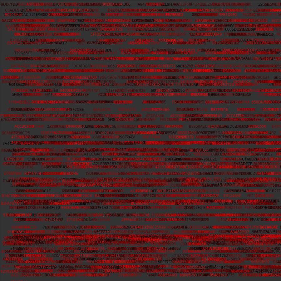 Painting by Random Hexadecimal Numbers #4 static token preview