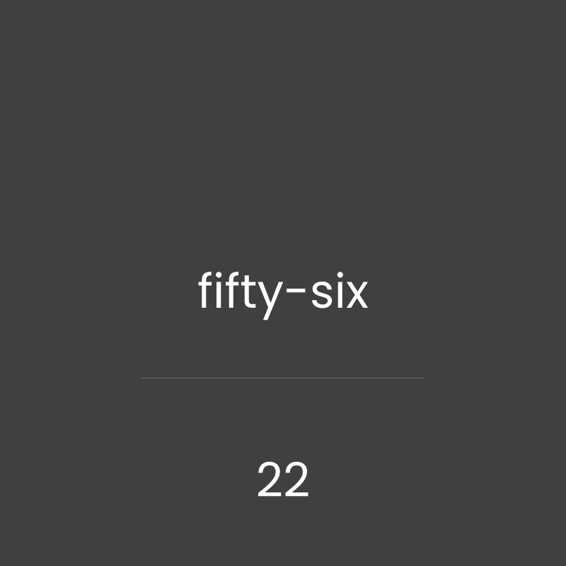 aoon - alphabetical order of numbers #22 static token preview