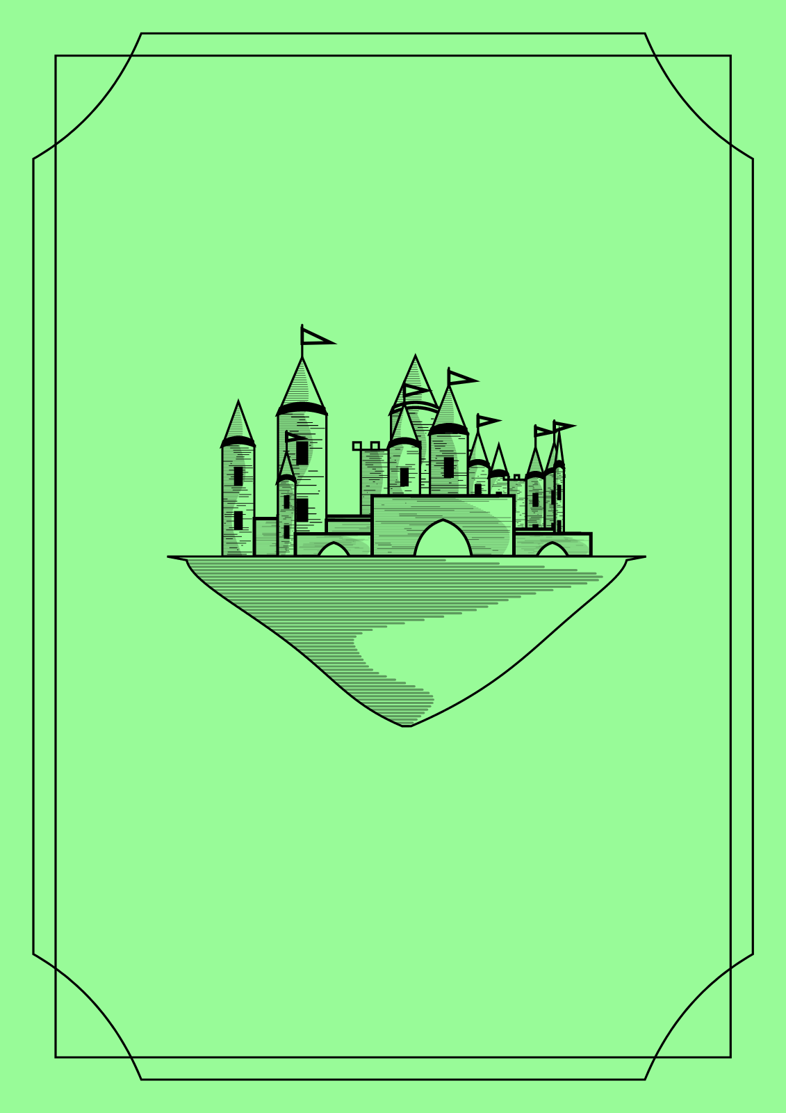Minimalist Castle #1 static token preview