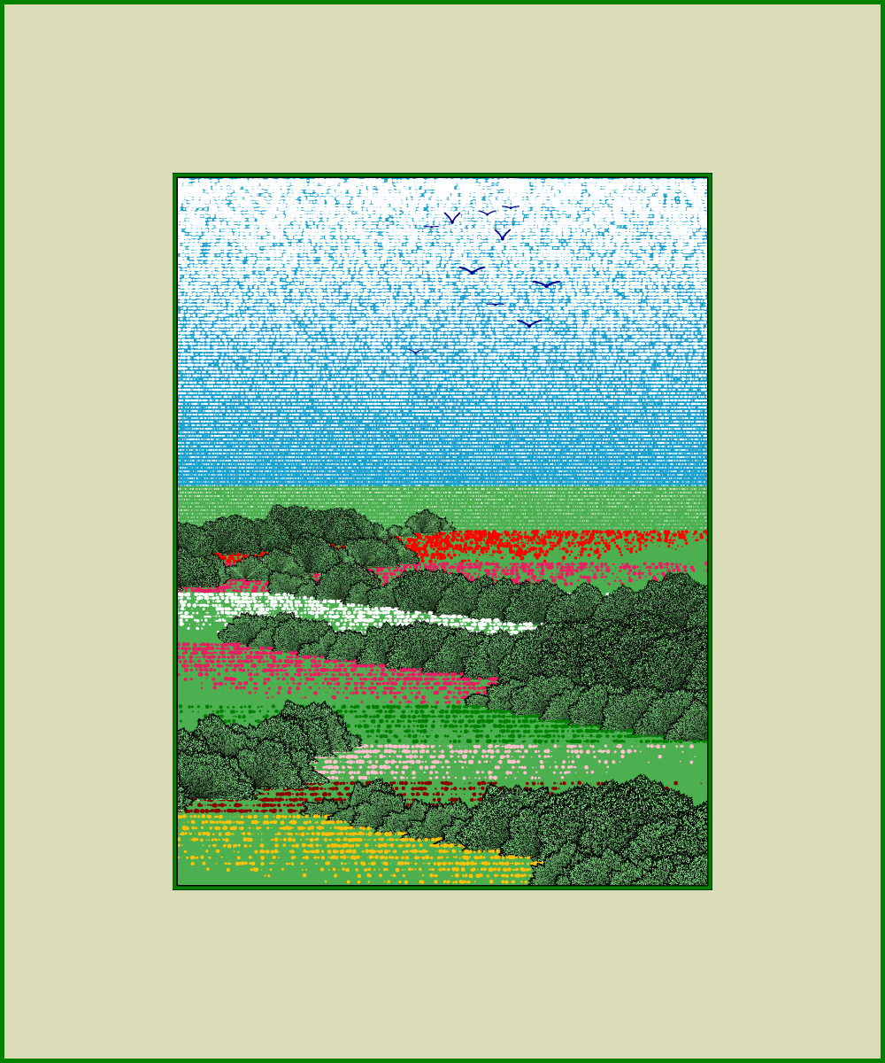 Fields of flowers #15 static token preview