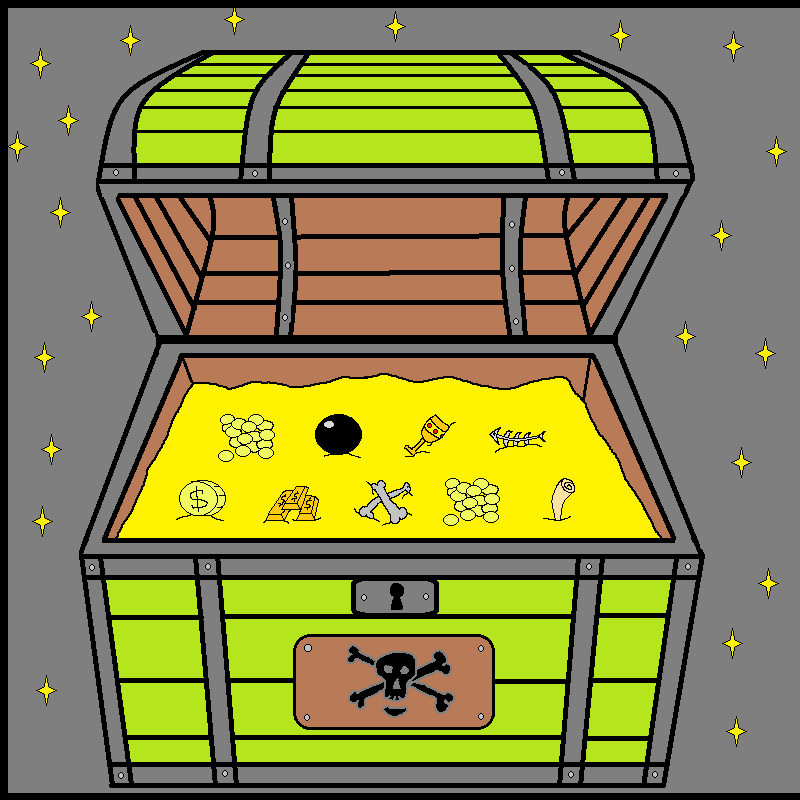 Treasure loot box #16 static token preview