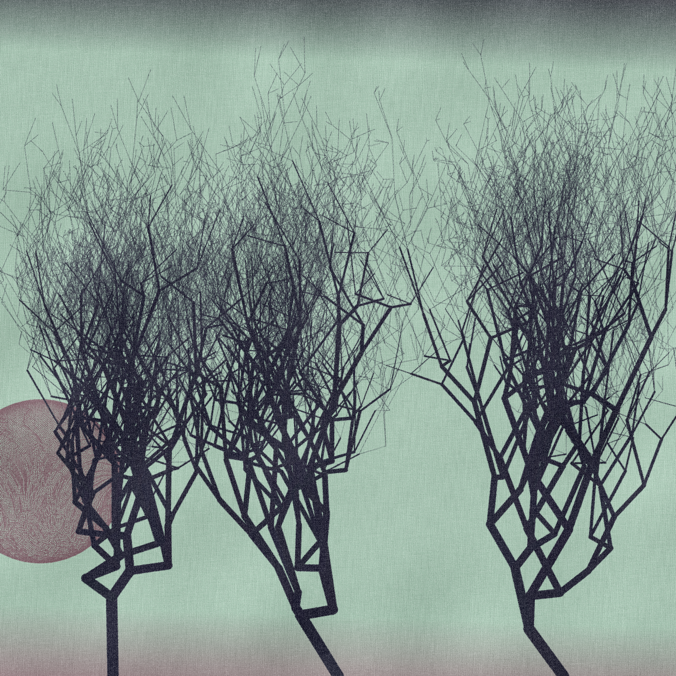 Three dead trees on earth #2 static token preview