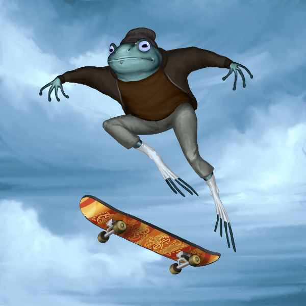 SKATER FROGS 🐸 #9 static token preview