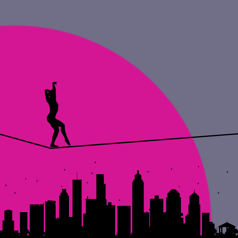 Dancing over the city #15 static token preview