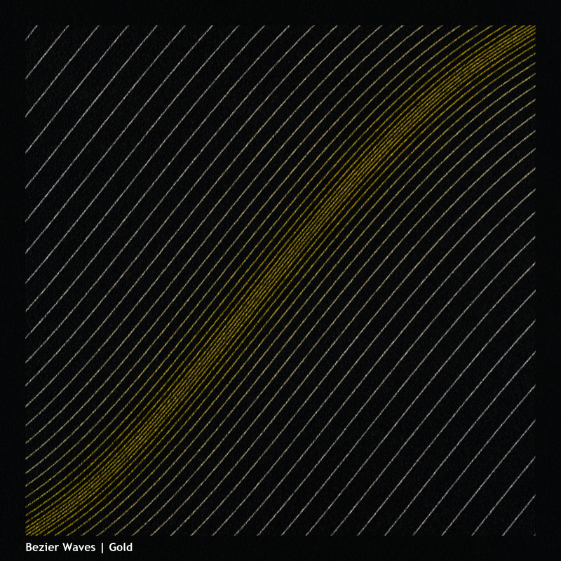 Bezier Waves #14 static token preview