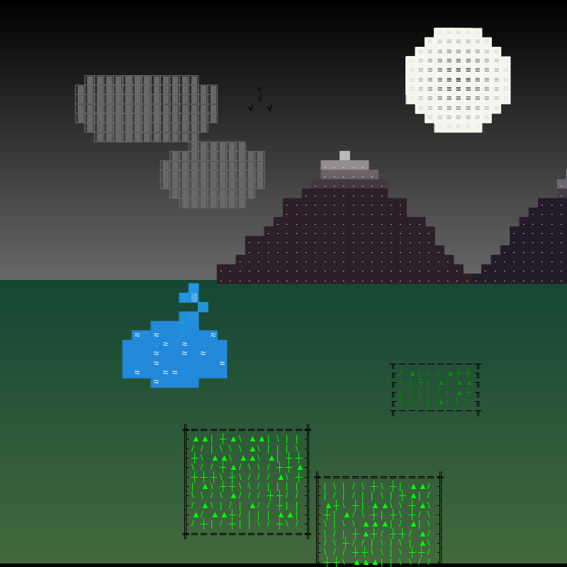 ascii landscapes 1 #7 static token preview