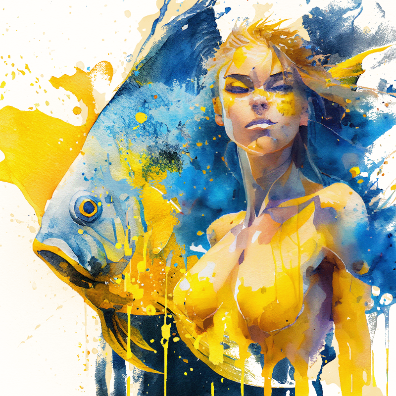 Artemis and Fish #4 static token preview