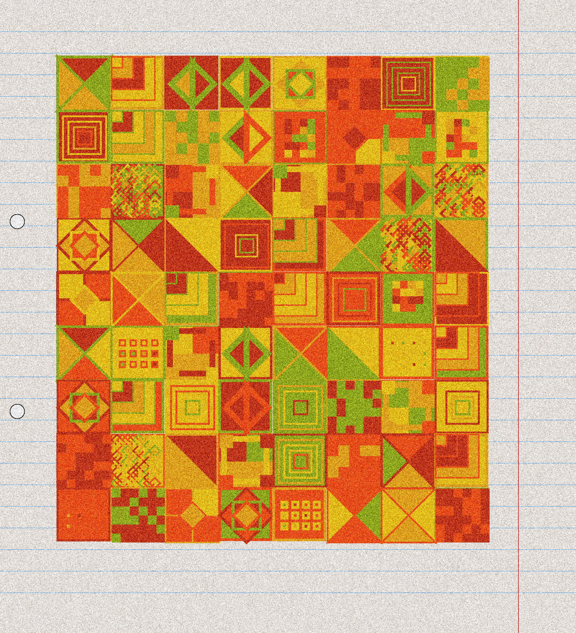 sketchbook page 8: annoying grid #11 static token preview
