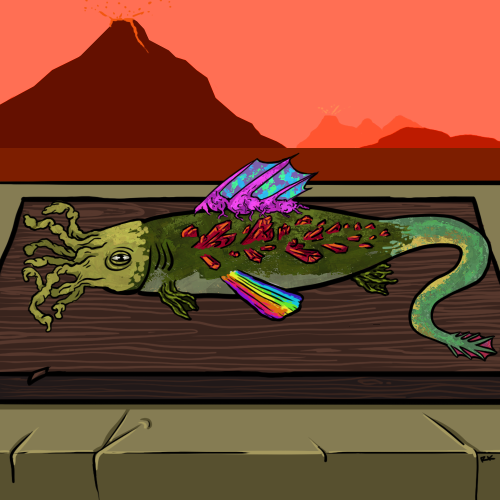 Monstrous Catch #14 static token preview