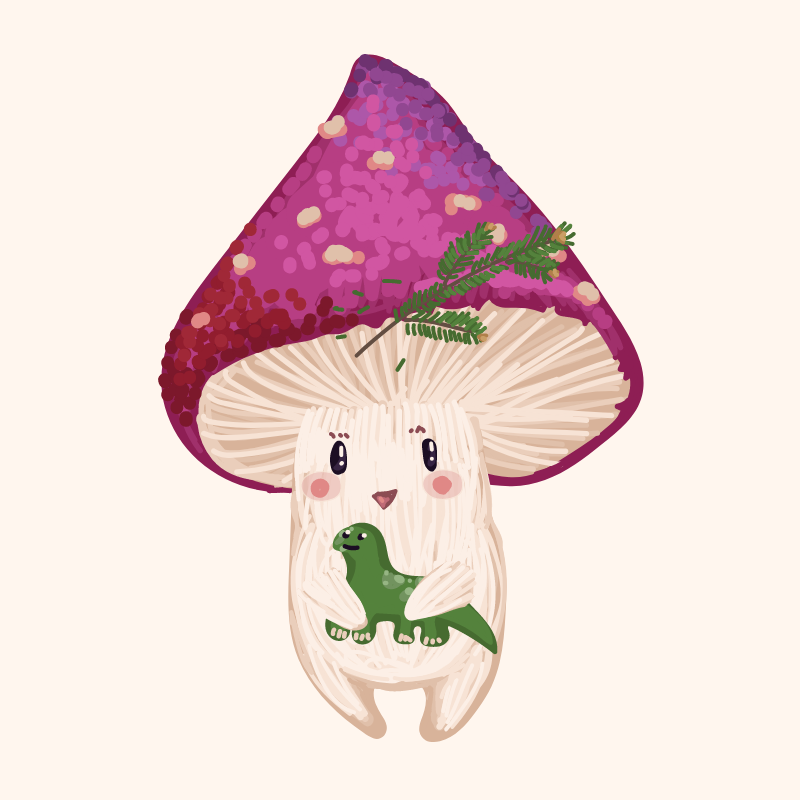 Cute Mushrooms Forest Guys #17 static token preview