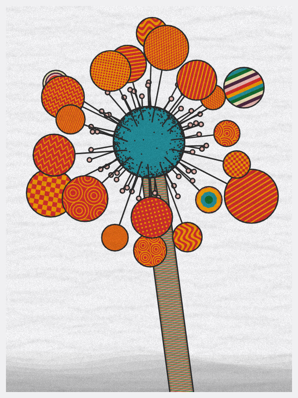 Abstract Dandelion #7 static token preview