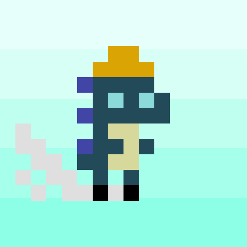 Coded Tiny Dinos #284 static token preview