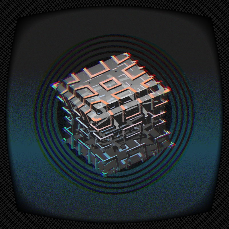 Glass kaleidoscope #8 static token preview