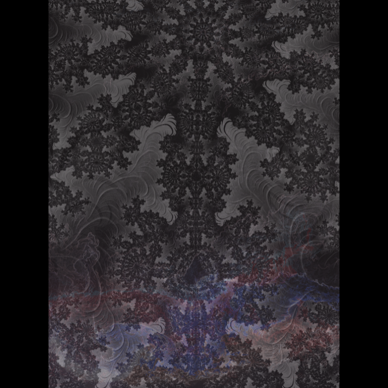 monochrome nebular fractal #12 static token preview