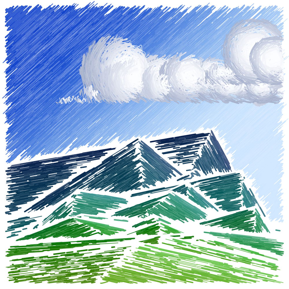 Mount Doodle #24 static token preview