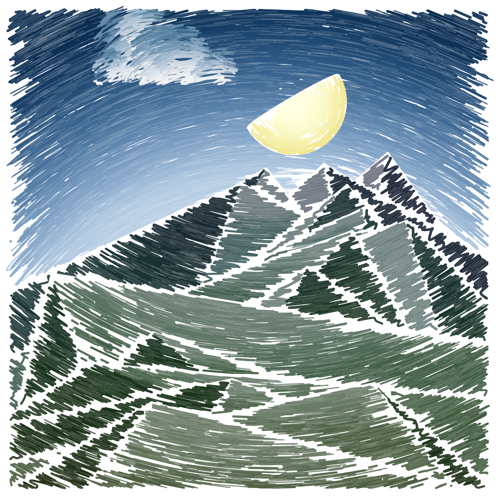 Mount Doodle #231 static token preview