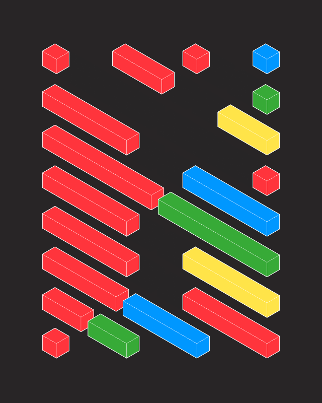 Blocky-Neon #1 static token preview