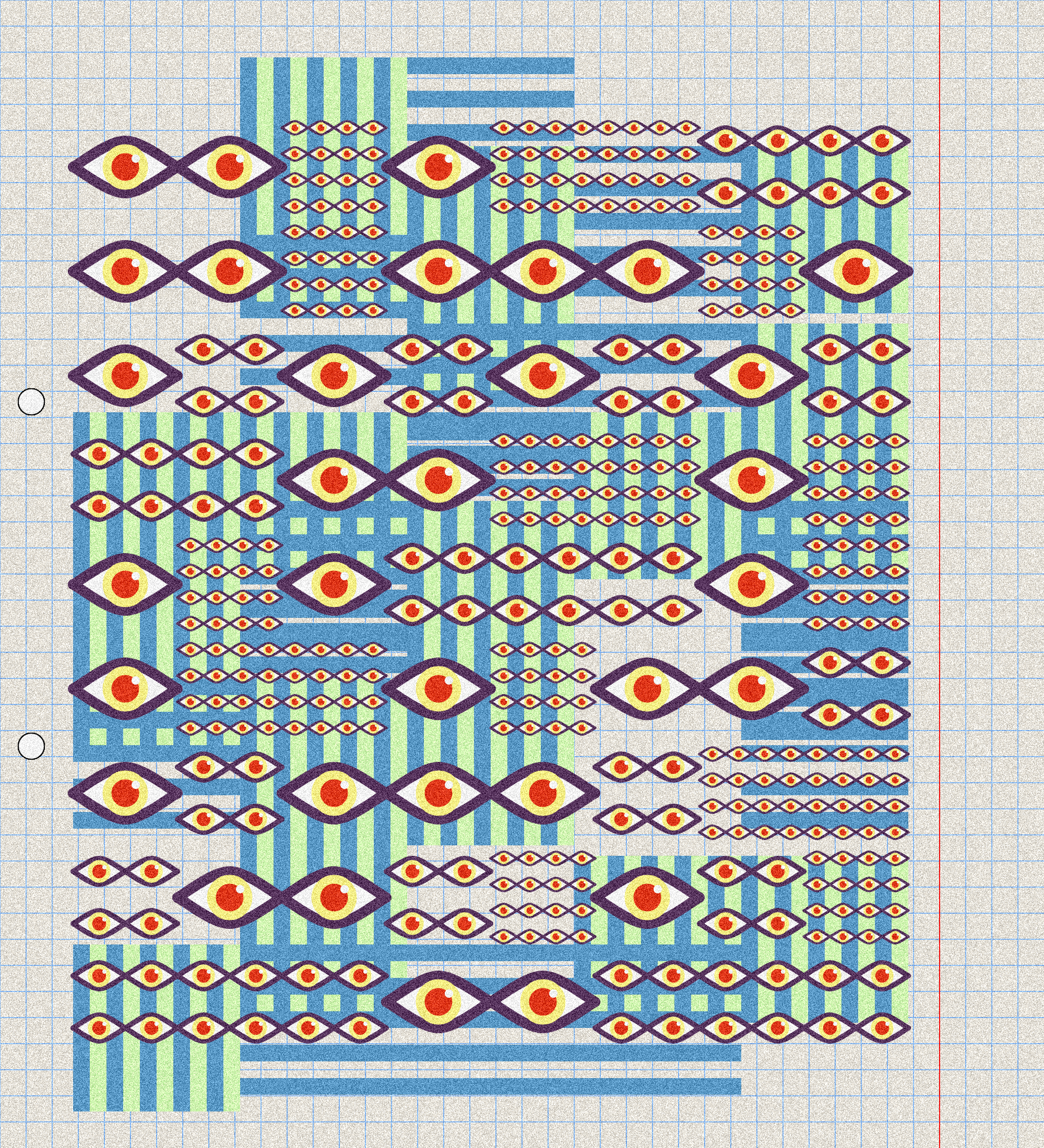 sketchbook page 10: surveillance #15 static token preview