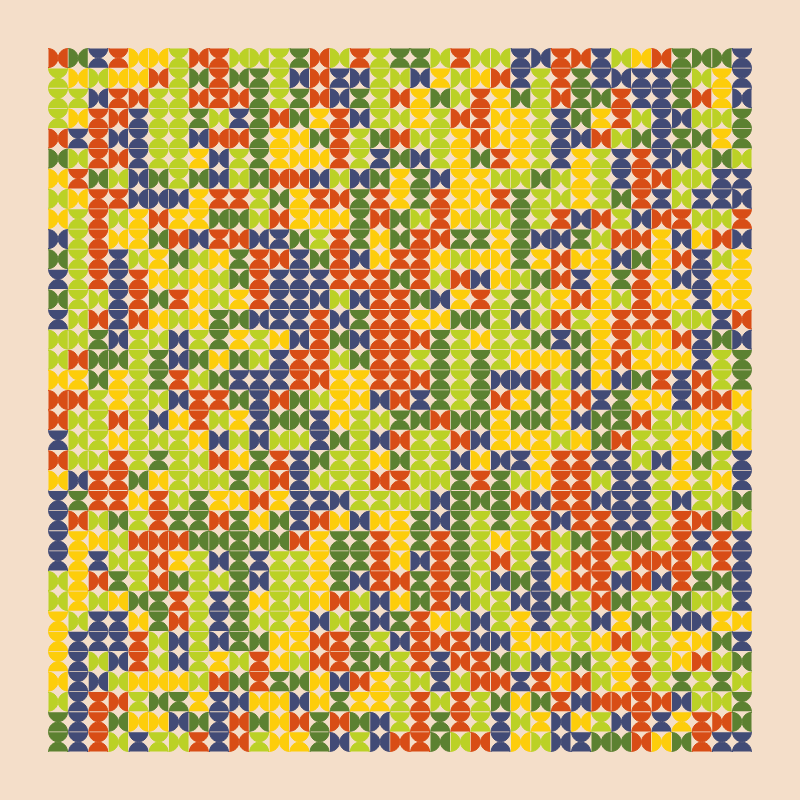 Mid-Century pattern #6 static token preview
