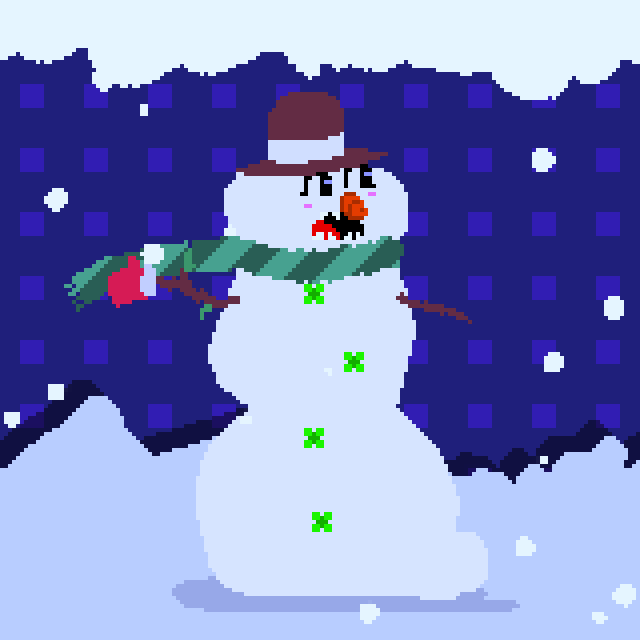 Freaky Snowman #24 static token preview