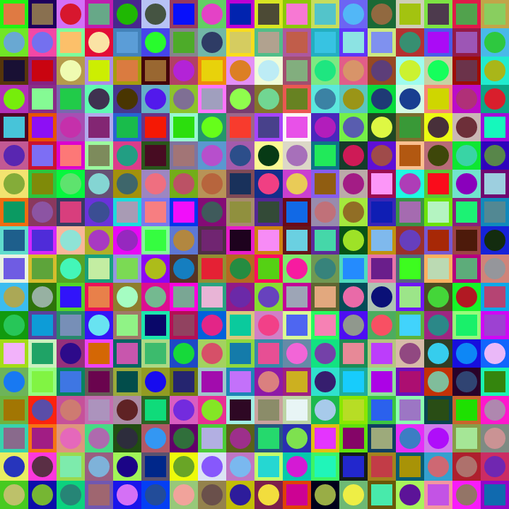 Square Dot Composition #2 static token preview
