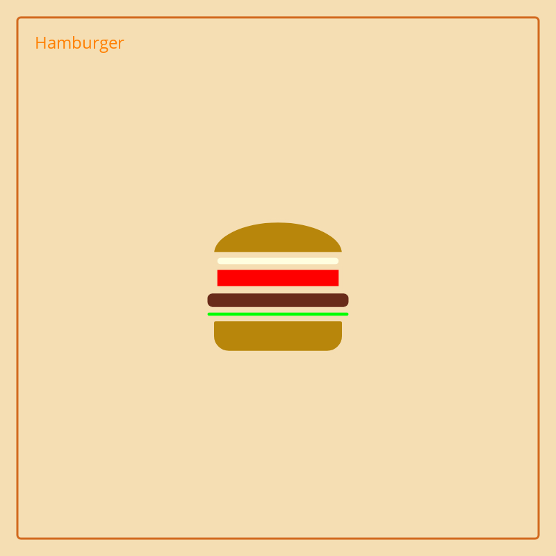 HAMBURGER!! #5 static token preview
