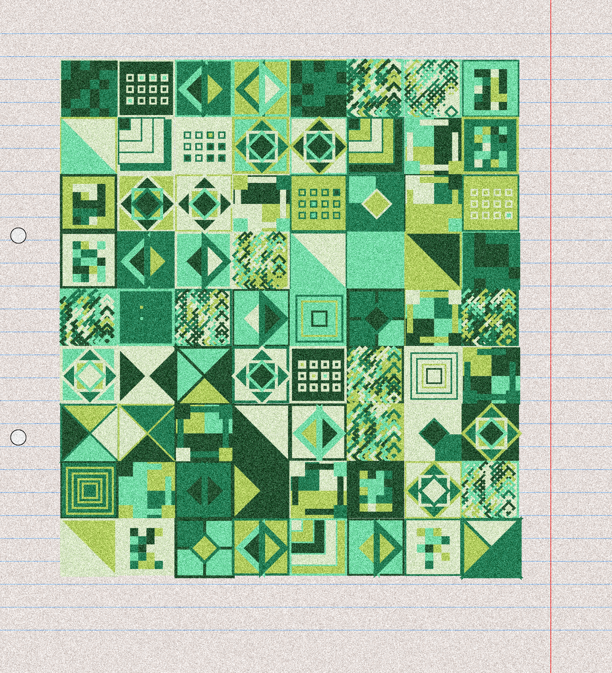 sketchbook page 8: annoying grid #1 static token preview