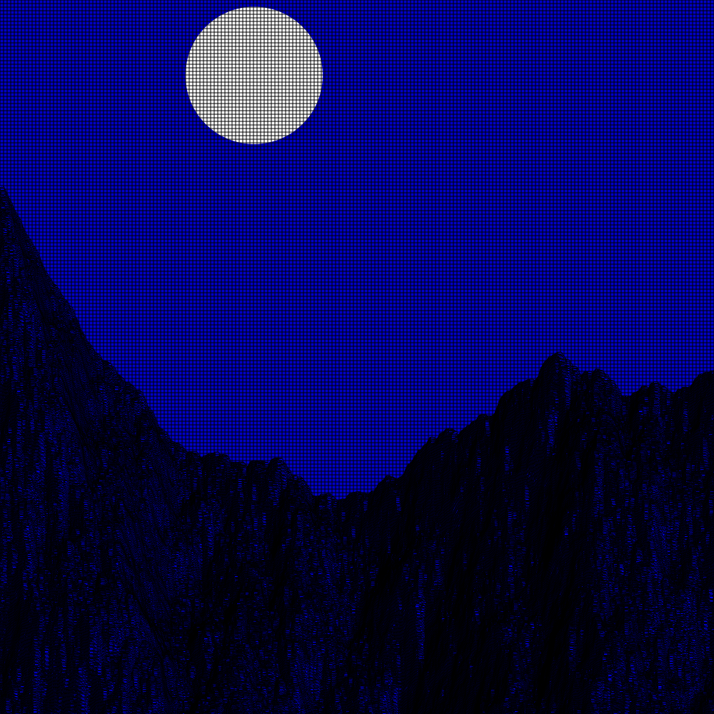 Classic generative landscape #110 static token preview