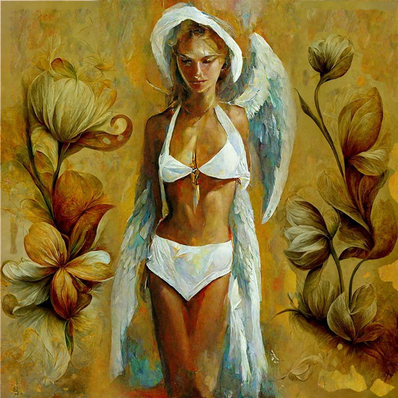 Girl and Flower #4 #5 static token preview